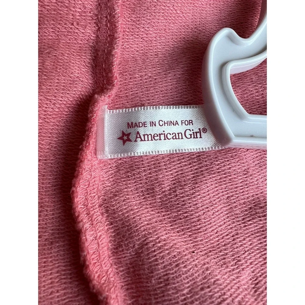 American Girl Doll Coral Cutie Top Shirt Tunic Only Zebra‎ Stripes Silver Studs